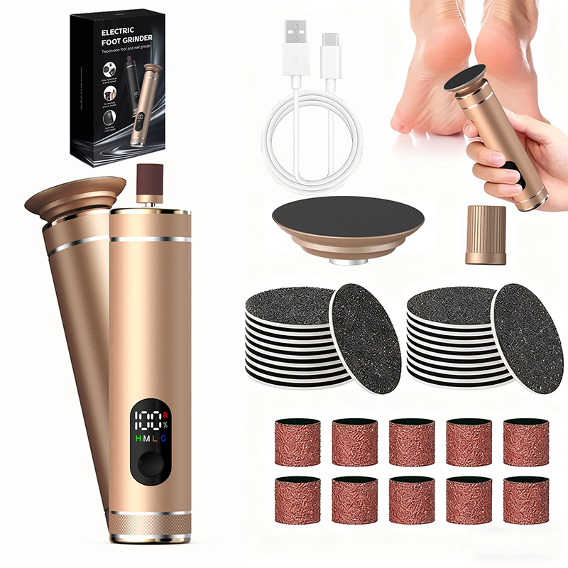Power Toolbox - Aluminum Alloy 2-in-1 Electric Callus Remover