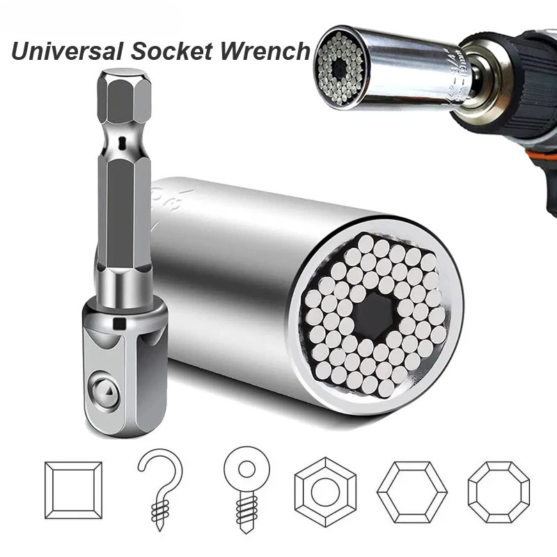 Power Tools For Sale - Universal Socket Wrench Head Set Sleeve