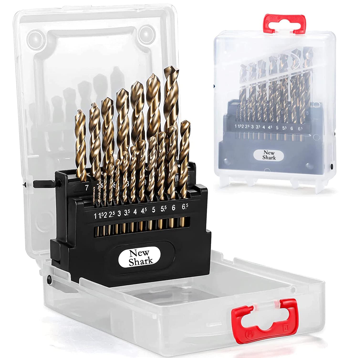 Power Tools Kobalt - 19Pcs M35 5% Cobalt Drill Bit