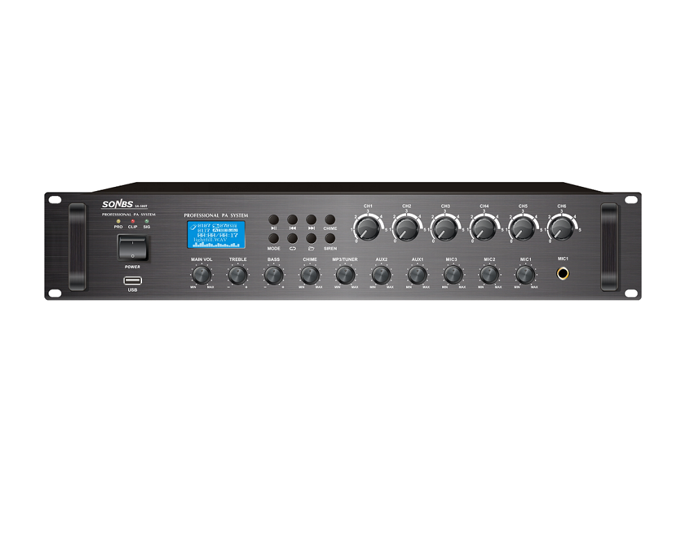 Power Tools Zones - 500w 80hz~16khz Pa System 6 Zones