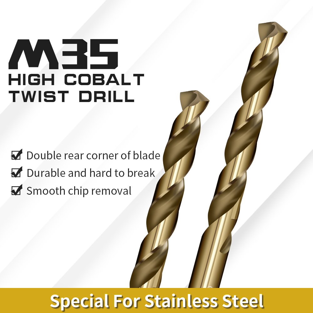 Power Tools Kobalt - 0.5-13mm HSS M35 Twist Drill Bits