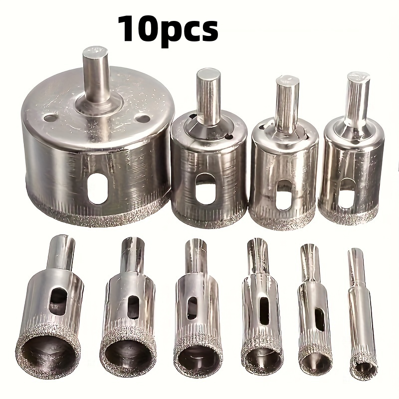 Tile Cutter Electric - 10Pcs Diamond Hole Saw Set 3-50mm