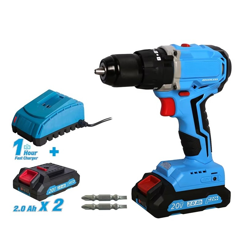 Kit Power Tools - 20v Cordless Brushless Drill Power Tool