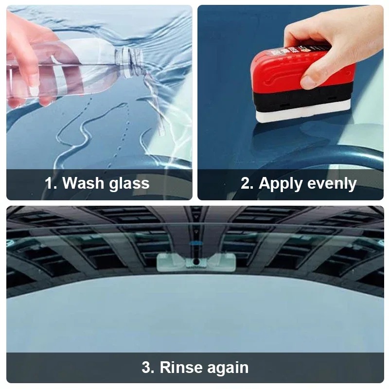 Red Car Glass Oil Film Cleaner - Power Tools Red 评论和价格