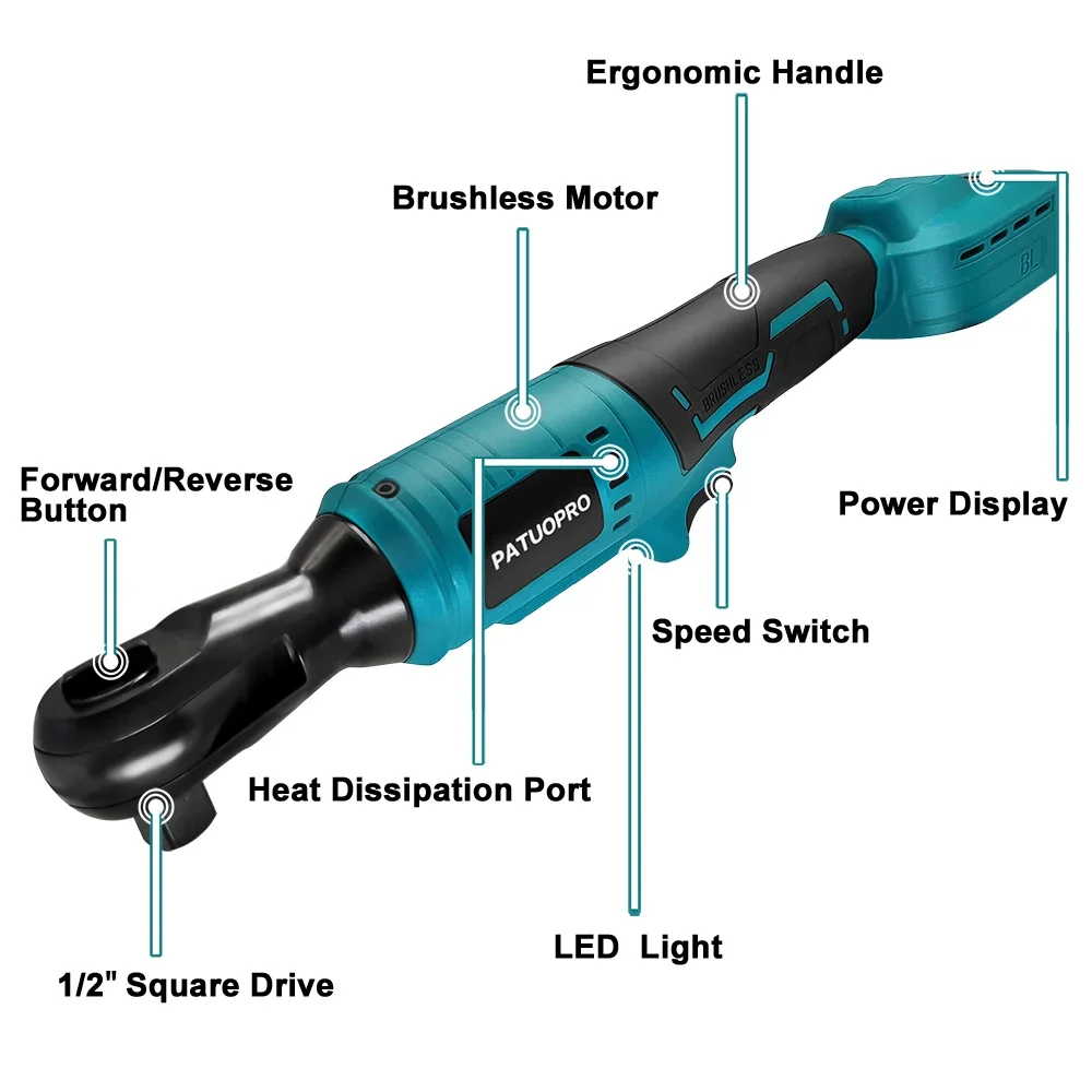 300N.m Brushless Electric Ratc - Power Tools Ingco 评论和价格