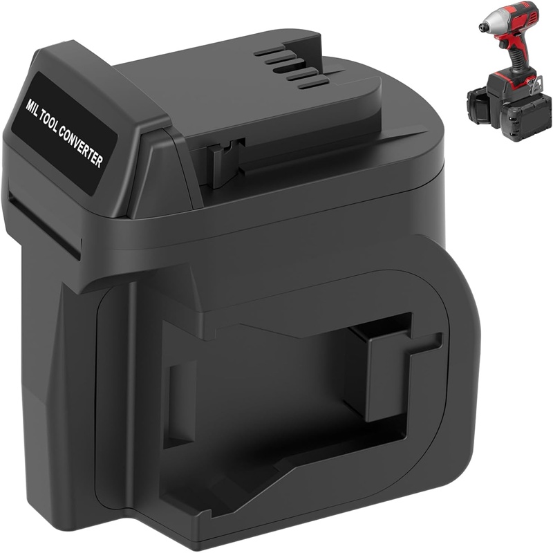 2 in 1 Battery Adapter for Mil - Power Tools Red 评论和价格