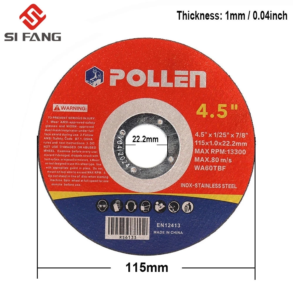 4.5 Inch Resin Cutting Disc Me - Angle Grinder 4.5 评论和价格
