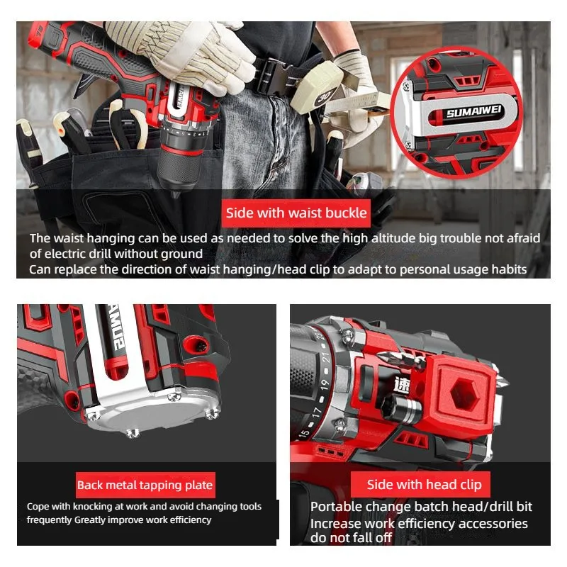 Brushless Electric Drill Tappi - Power Tools Ingco 评论和价格