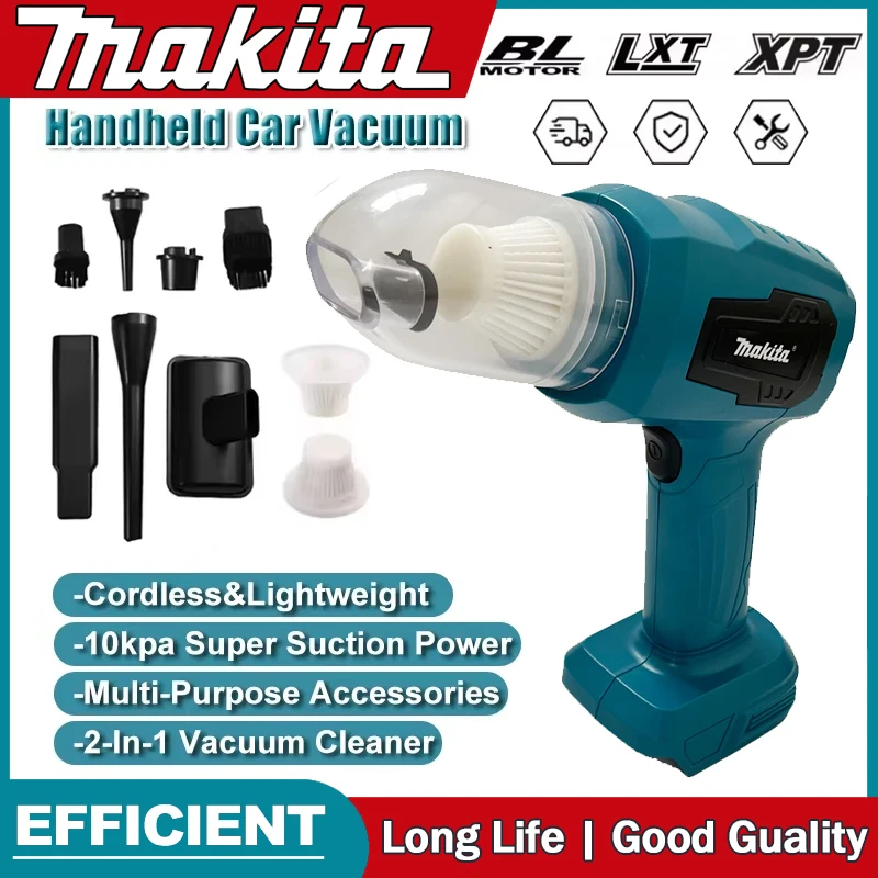Makita Cordless Mini Car Vacuu - Vacuum Cleaner Power Tools 评论和价格