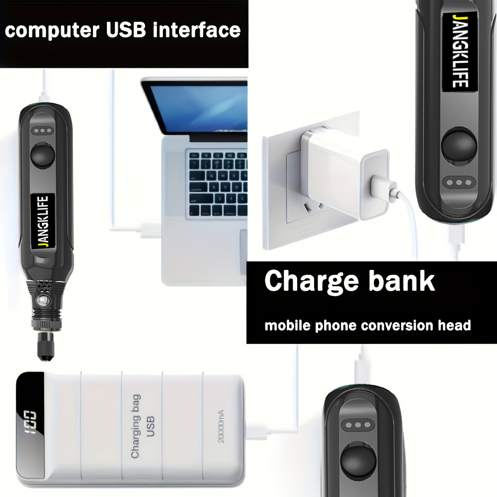 JANGKLIFE USB Cordless Rotary  - Power Tools Ingco 评论和价格