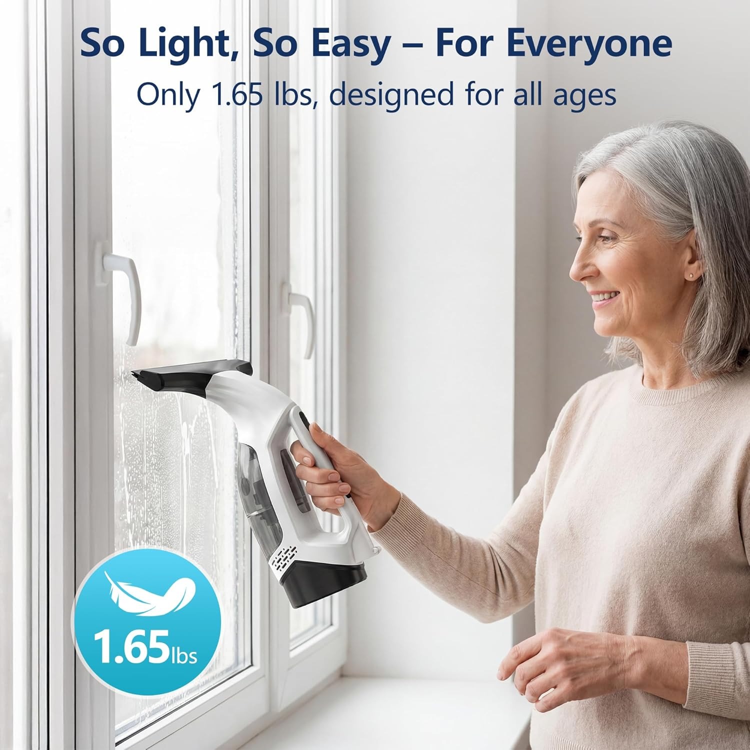 2000Pa Handheld Window Vacuum  - Kit Power Tools 评论和价格