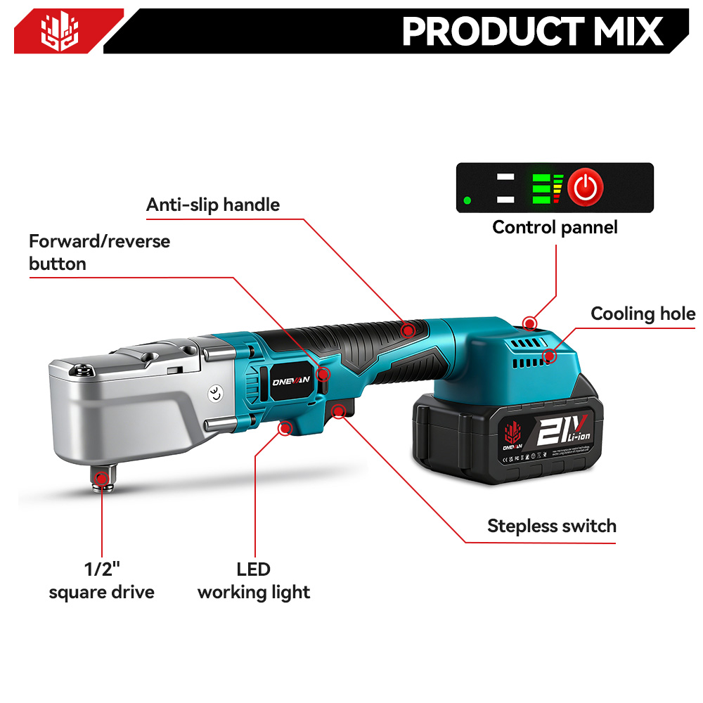 ONEVAN 2400W Brushless Electri - Power Tools Ingco 评论和价格