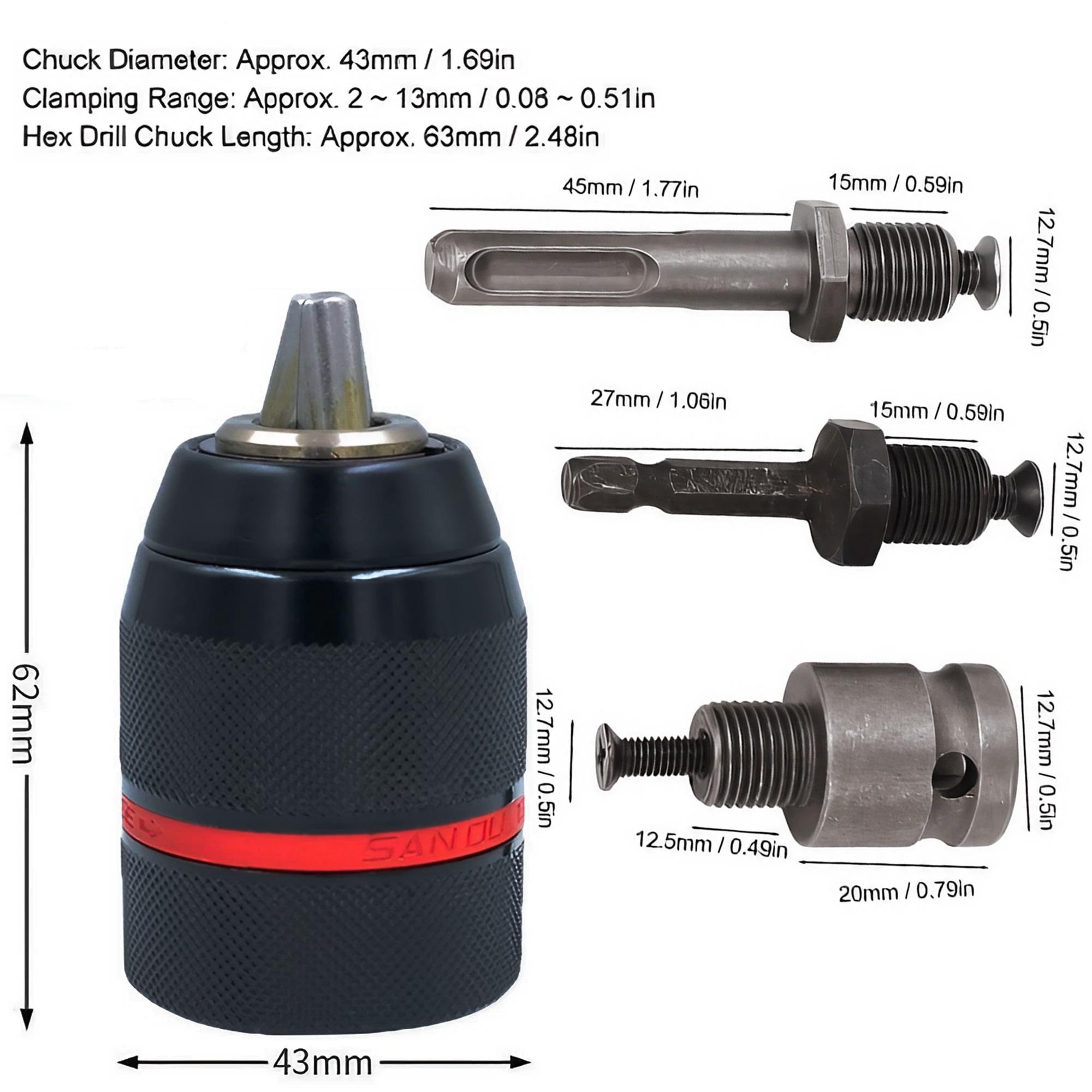 Keyless Drill Chuck Impact Dri - Power Tools For Sale 评论和价格