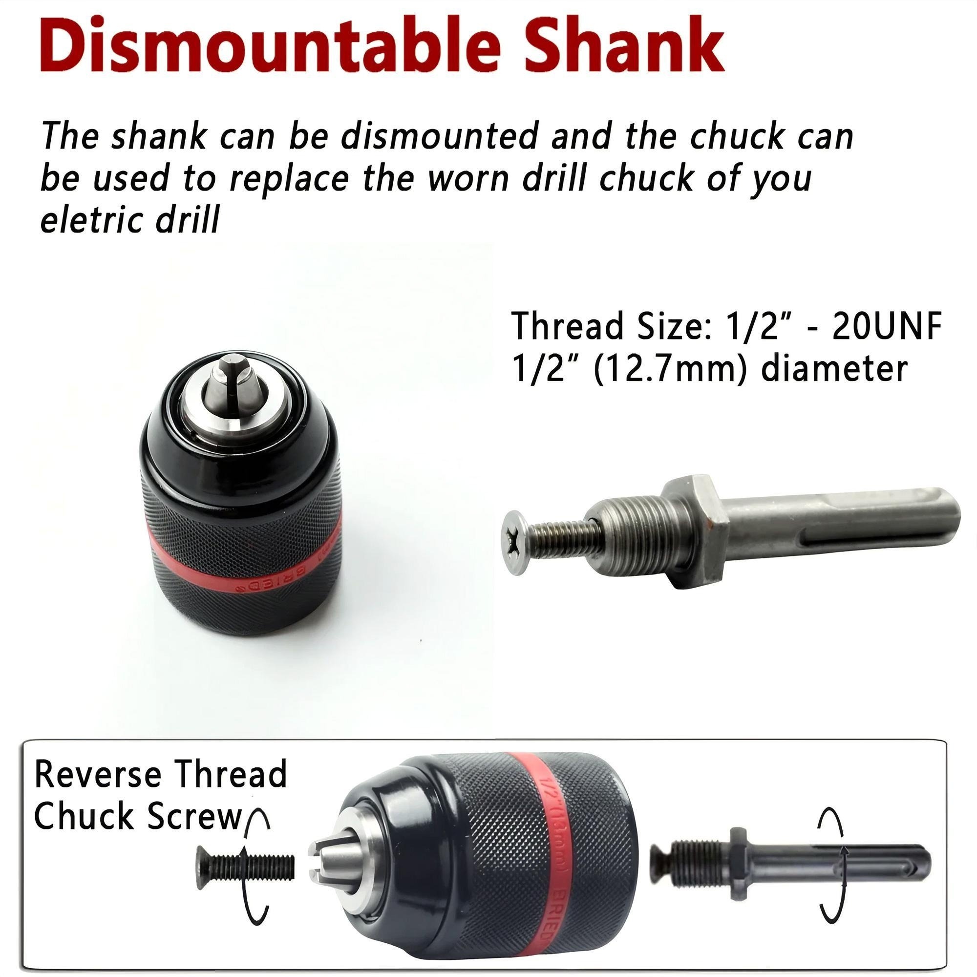 Keyless Drill Chuck Impact Dri - Power Tools For Sale 评论和价格