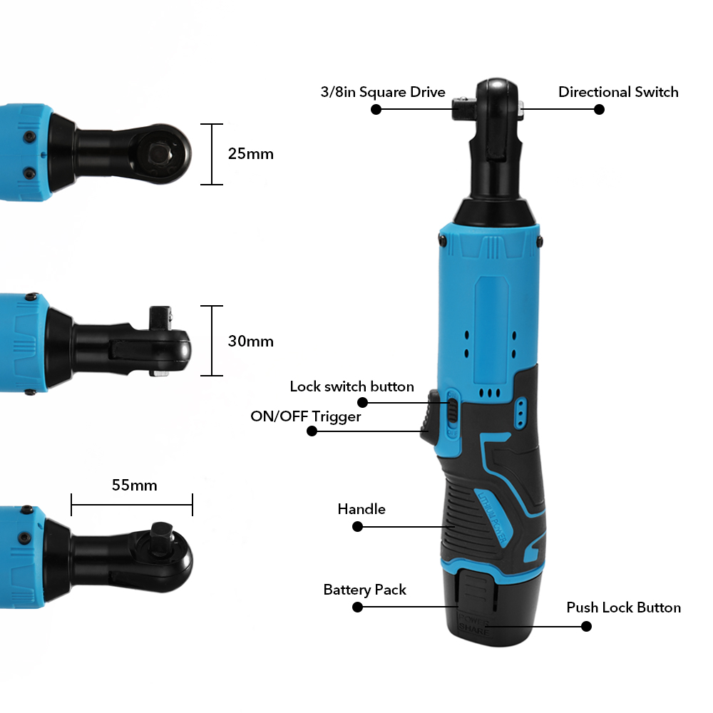 12V Rechargeable 3/8 Inch Ratc - Power Tools Portable 评论和价格