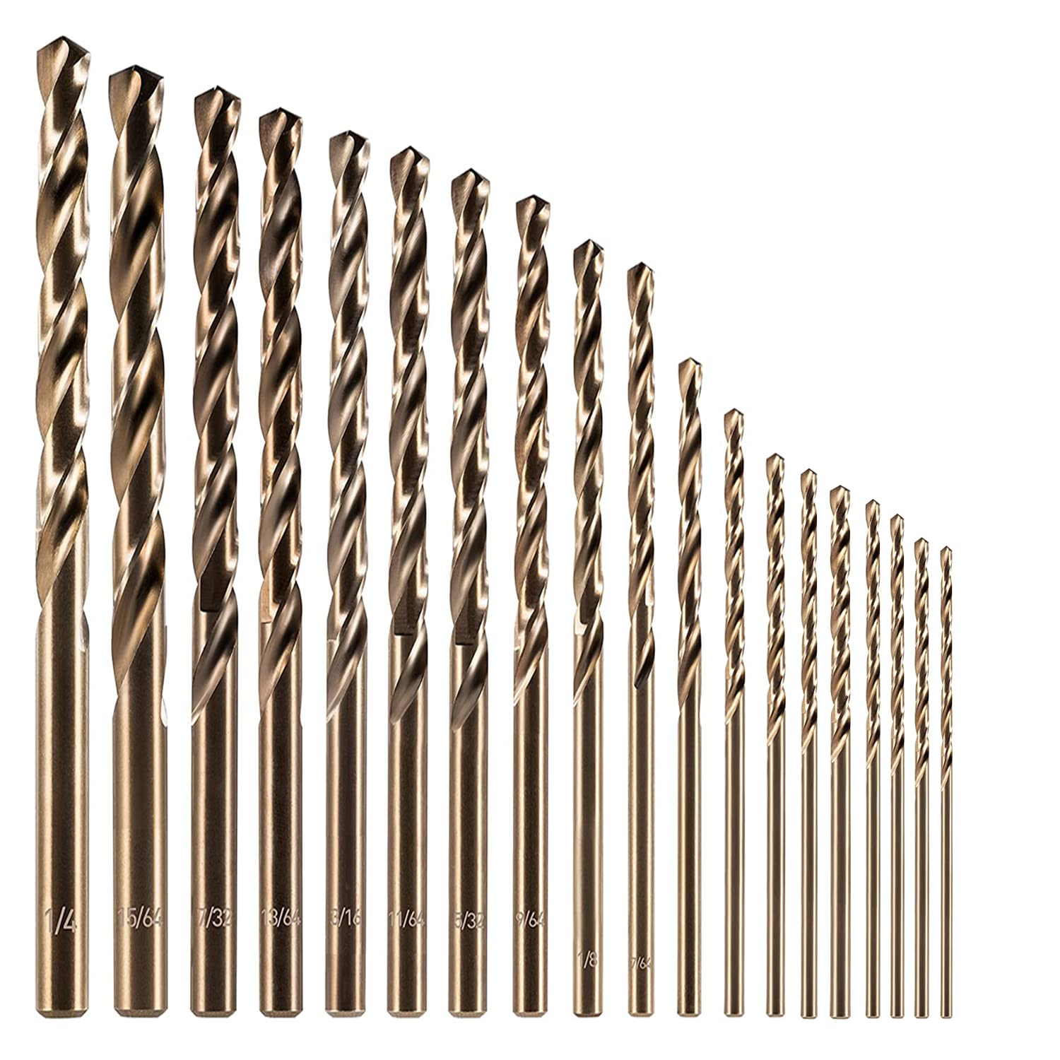 19Pcs M35 5% Cobalt Drill Bit  - Power Tools Kobalt 评论和价格