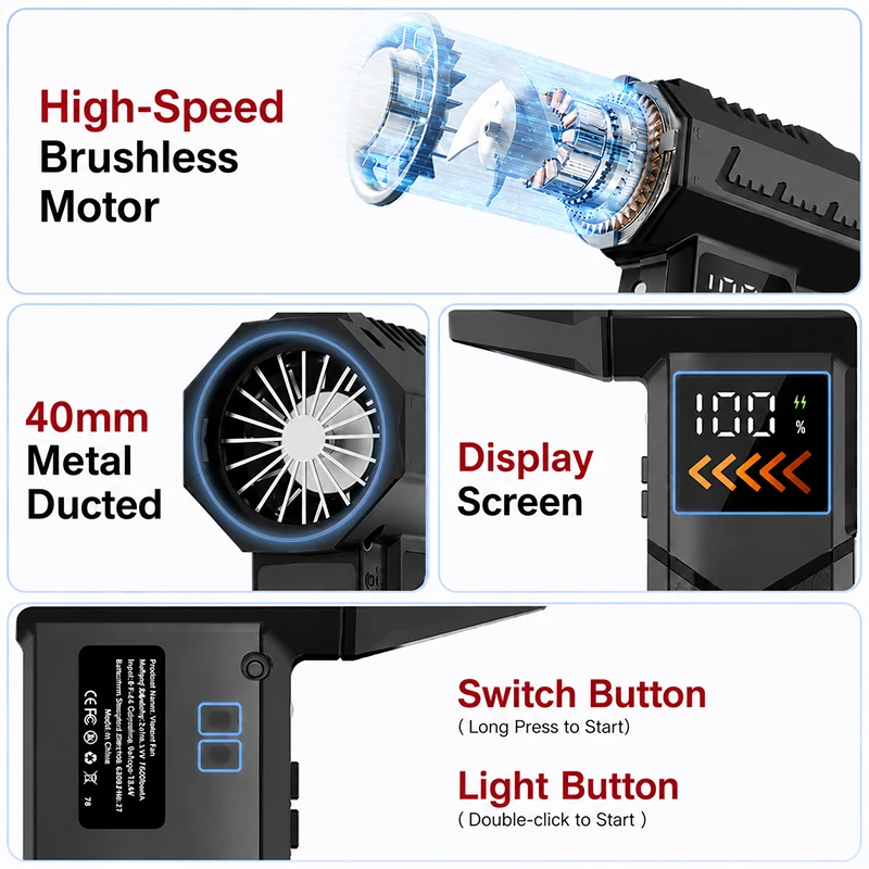Super Powerful 2800000RPM Elec - Vacuum Cleaner Power Tools 评论和价格