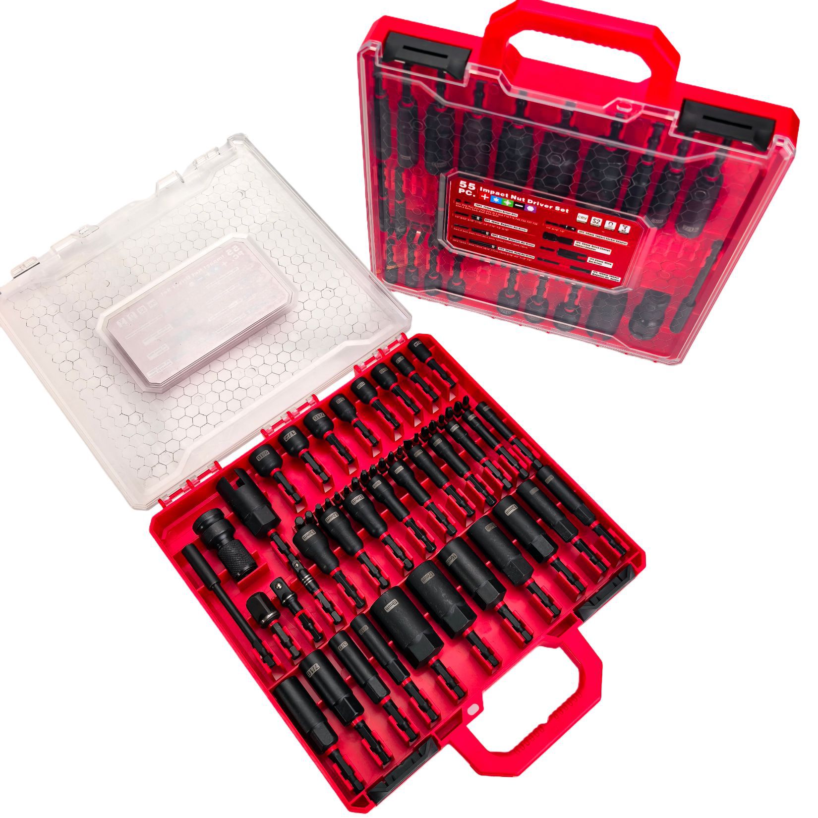 55PCS Magnetic Impact Nut Driv - Power Tools For Sale 评论和价格