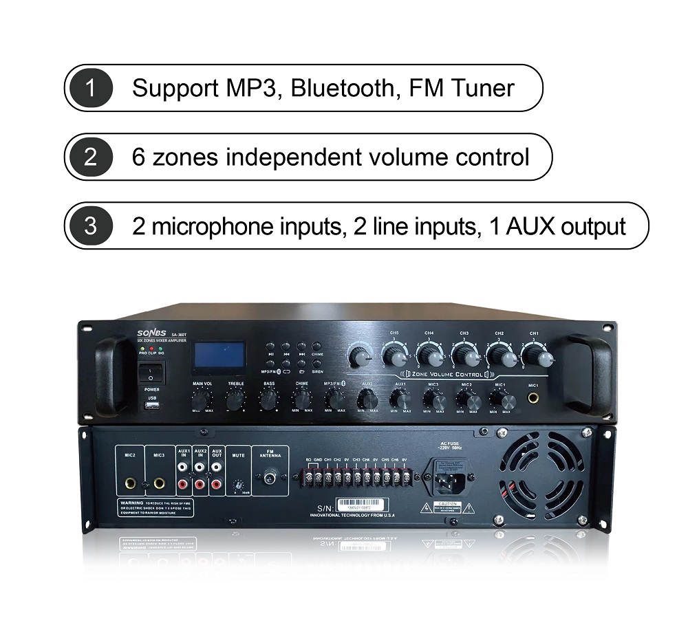 500w 80hz~16khz Pa System 6 Zo - Power Tools Zones 评论和价格