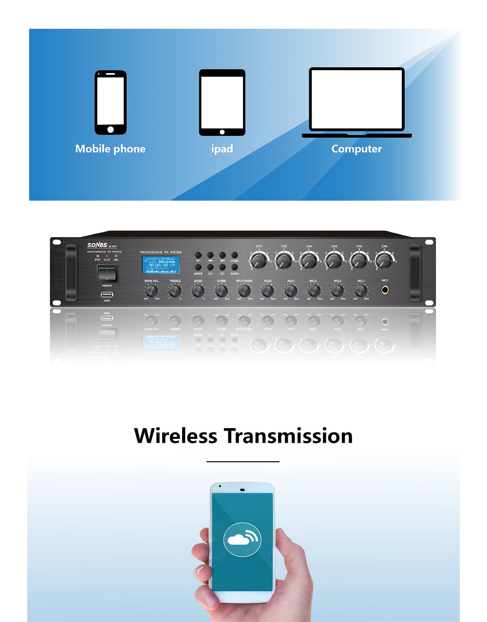 500w 80hz~16khz Pa System 6 Zo - Power Tools Zones 评论和价格